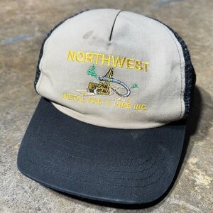Northwest Beige and Black Trucker Hat
